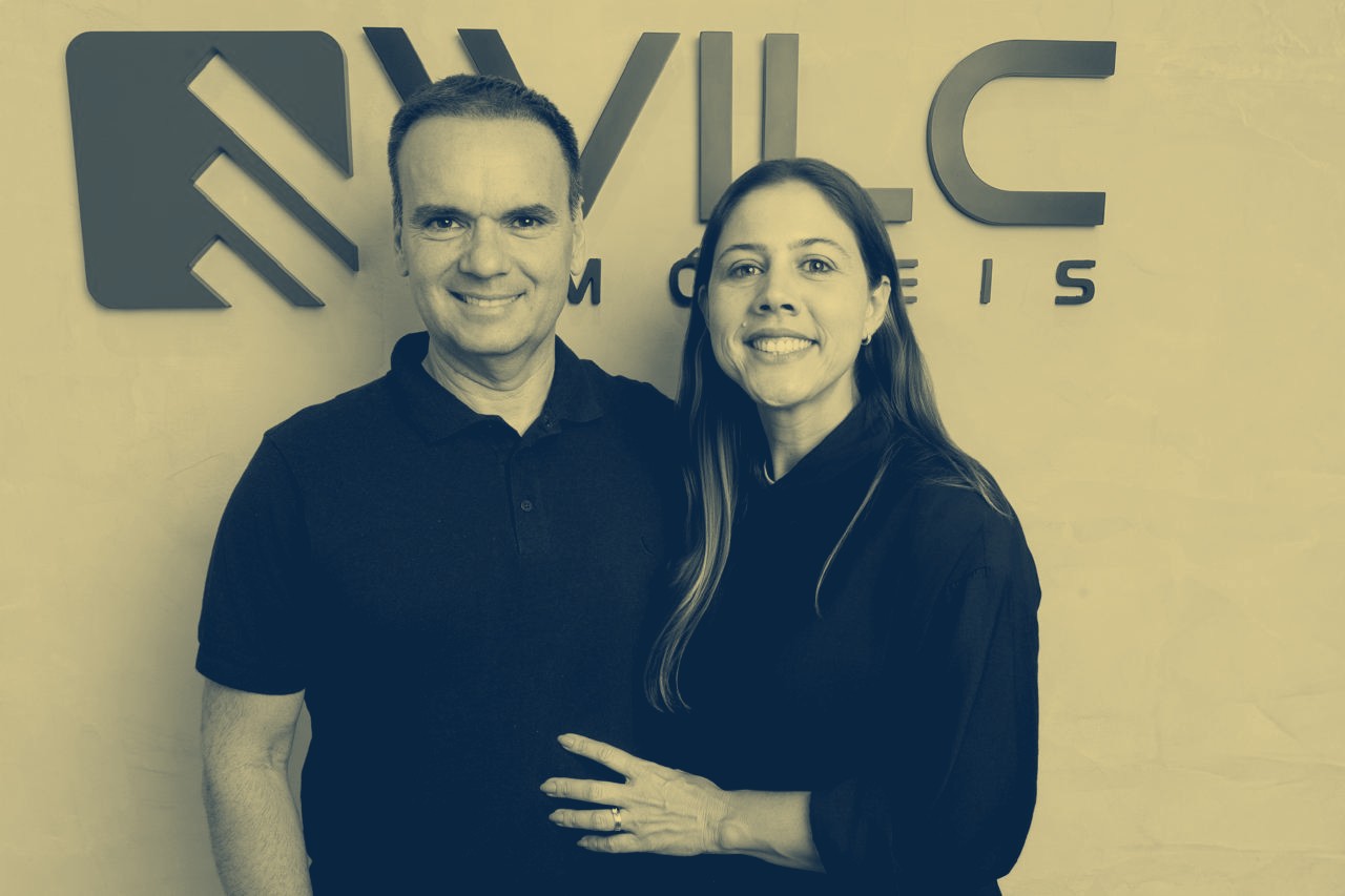 Wagner e Cinthia, fundadores da WILC Imóveis